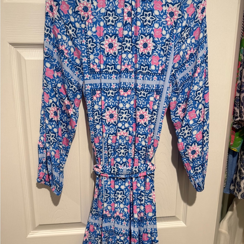 Vineyard Vines Blue and Pink Floral Dress - Picture 2 of 3